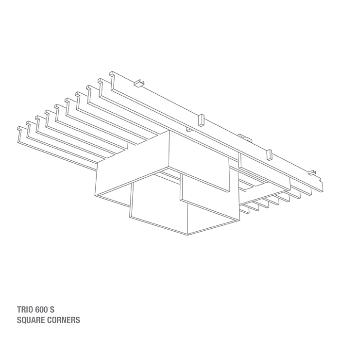 TRIO 600 S - SQUARE CORNER